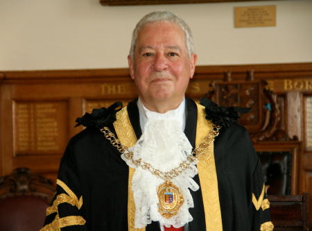 The Mayor Councillor Chris Turner in the Chamber