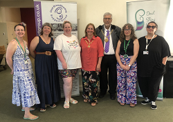 Mayor and mayoress at the Deal Breastfeeding Support Group AGM