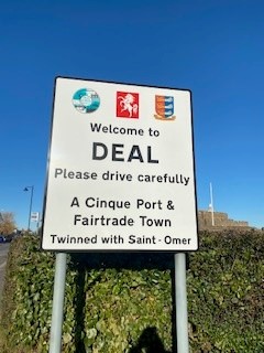 New Deal town sign in place on Victoria Road
