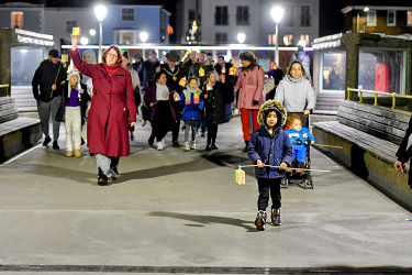 Deal Pier Winter Lights Lantern Procession