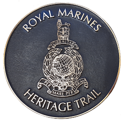 Royal Marines Heritage Trail Marker