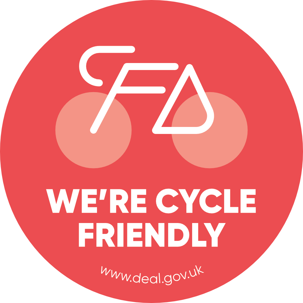 We're Cycle Friendly Sticker