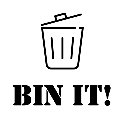 Bin it with a bin image