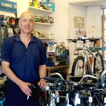 Inside Curwen's Cycle Repairs
